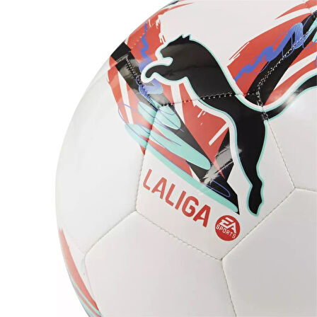 PUMA PUMA ORBİTA LALİGA 1 MS WHİTE-MULTİCOLOR UNISEX FUTBOL TOPU