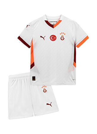 Puma Düz Beyaz - Kırmızı Erkek Eşofman Takımı 77966902-GSK Away Minikit w/o S w/o