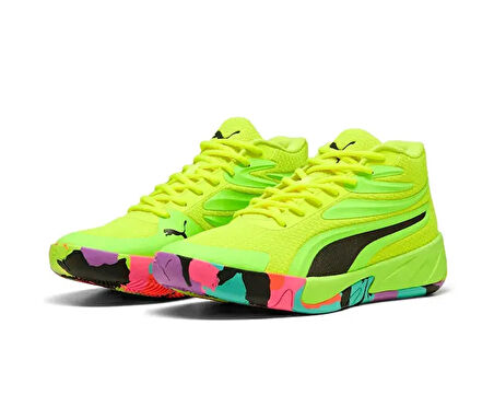 Puma Court Pro Marble Erkek Basketbol Ayakkabısı 31139402 Sarı