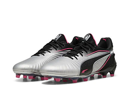Puma King Ultimate Fg/Ag Erkek Çim Zemin Kramponu 10830303 Gri
