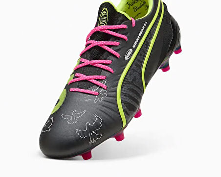 Puma King Ultimate X Kidsuper Fg/Ag Erkek Çoklu Çim Zemin Kramponu 10843701 Siyah