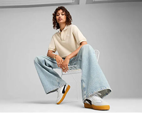 Puma Premium Ess Jacquard Polo Unisex Günlük Polo Tişört 62967087 Bej