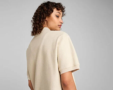 Puma Premium Ess Jacquard Polo Unisex Günlük Polo Tişört 62967087 Bej