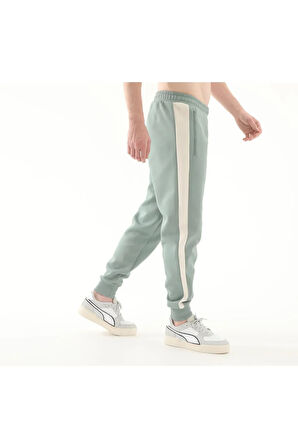 629588-30 Puma T7 Always On Track Pants Erkek Eşofman Altı Yeşil