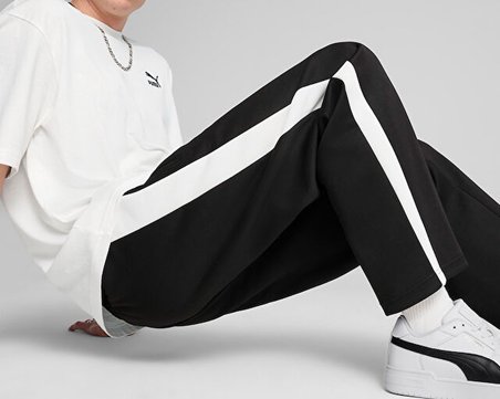 Puma T7 ALWAYS ON TRACK PANTS Erkek Günlük Eşofman Altı 62958901 Siyah