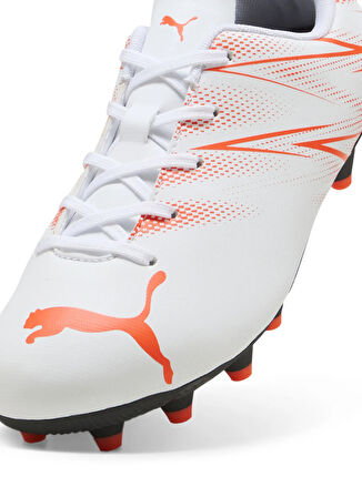 Beyaz Erkek Çocuk Futbol Ayakkabısı 10748013-ATTACANTO FG/AG Jr PUMA Wh