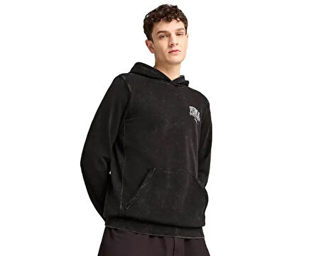Puma Puma Class Hoodie Erkek Günlük Sweatshirts 68464101 Siyah