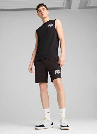 Puma 68465301 PUMA CLASS Shorts Siyah Lastikli Bel Regular Fit Düz Erkek Şort