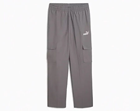 Puma Ess Woven Cargo Pants Erkek Günlük Kargo Eşofman Altı 68266379 Gri