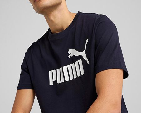 Puma Ess No. 1 Logo Tee Erkek Günlük Tişört 68253216 Lacivert