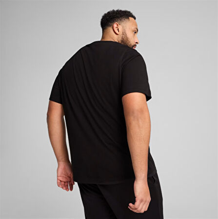 Puma Ess No.1 Logo Tee Erkek Siyah Spor Tişört - 682532 01