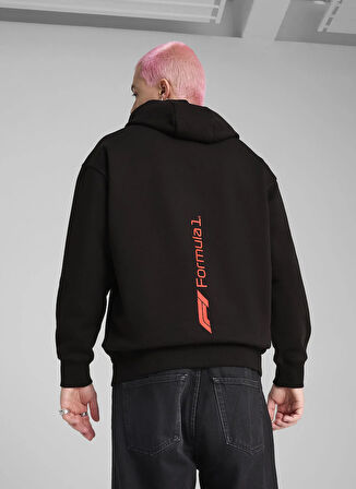 Puma 63012101 F1 ESS+ Graphic Hoodie PUM Kırmızı Kapüşon Yaka Regular Fit Düz Erkek Sweatshırt