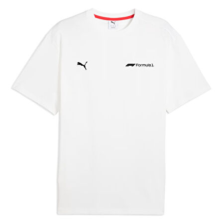 F1 Essentials+ Erkek Beyaz Günlük Stil T-Shirt 63012202