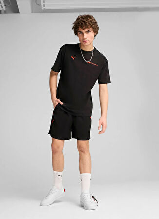 Puma 63096101 F1 ESS+ Woven Shorts 7 Siyah Lastikli Bel Regular Fit Düz Erkek Şort