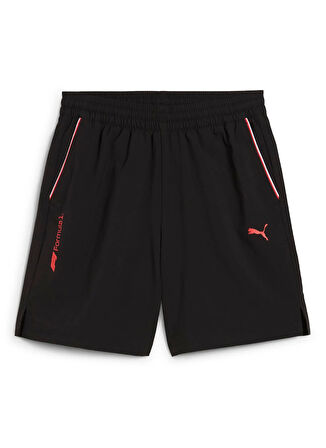 Puma 63096101 F1 ESS+ Woven Shorts 7 Siyah Lastikli Bel Regular Fit Düz Erkek Şort