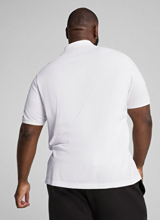 68255202 ESS No. 1 Logo Pique Polo Beyaz Regular Fit Erkek T-Shirt