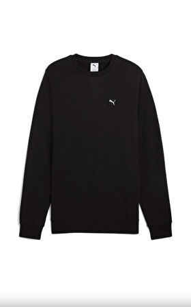 Puma Ess Elevated Crew 684727 Erkek Sweatshirt - Siyah - ST01899-Siyah-S