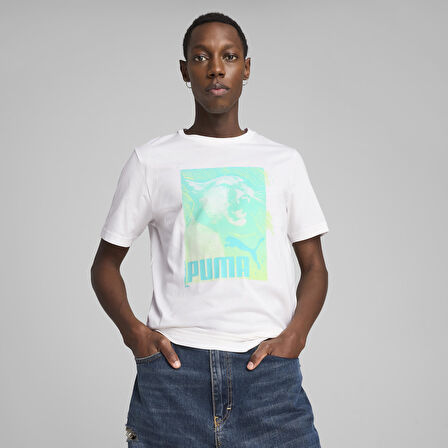 Puma 68483602 Graphics Photoprint Tee Erkek Spor Tişört