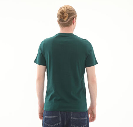 629627-60 Puma Wardrobe Ess Graphic Tee Erkek T-Shirt Yeşil