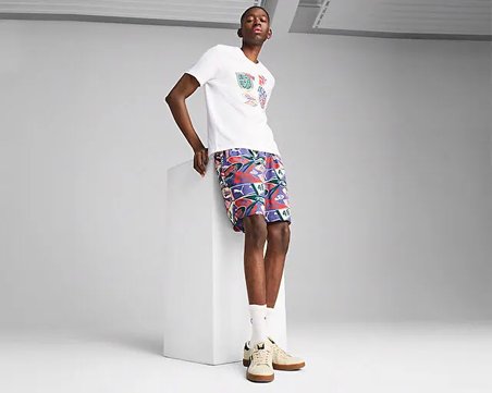 Puma Wardrobe Ess Graphic Tee Erkek Günlük Tişört 62962702 Renkli
