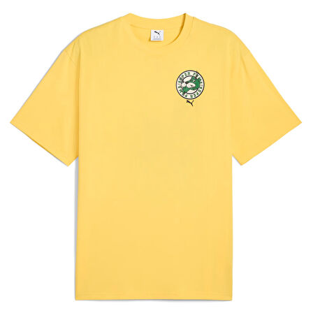 Graphics Super Erkek Sarı Günlük Stil T-Shirt 62963955
