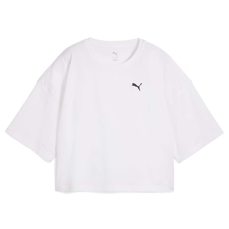 Wardrobe Ess Oversized Kadın Beyaz Günlük Stil T-Shirt 62974302