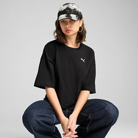 Puma WARDROBE ESS Oversized Short Tee Kadın T-shirt