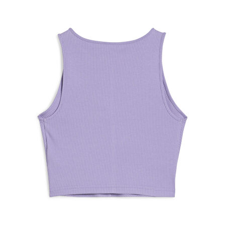 Puma Wardrobe Ess Ribbed Crop Top Kadın Tişört