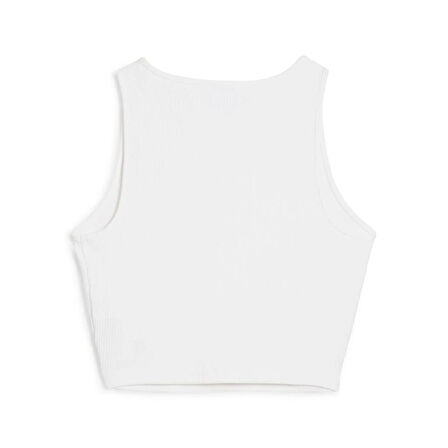 Puma WARDROBE ESS Ribbed Crop Top Kadın T-shirt