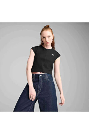 WARDROBE ESS Ribbed Baby Tee