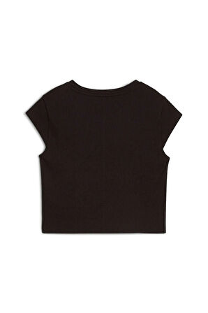 WARDROBE ESS Ribbed Baby Tee