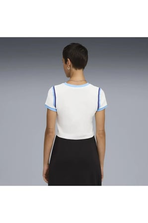 FUTURE.PUMA.ARCHIVE Baby Tee Beyaz Kadın Crop