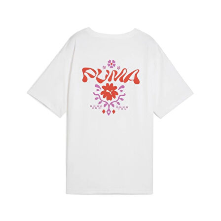 Puma WARDROBE ESS FLORAL PACK Relaxed Graphic Tee Kadın T-shirt