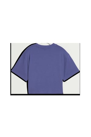 Graphics Short Length Tee II Mor Kadın T-Shirt & Polo