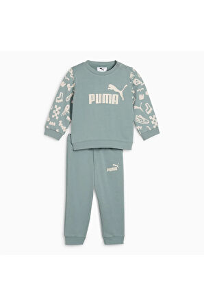 Puma Sandy Adventures Bebek Yeşil Eşofman Takımı (686284-30)