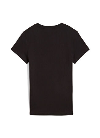 68237001 ESS No. 1 Logo Tee PUMA Bl Beyaz Yuvarlak Yaka Regular Fit Baskılı Kadın T-Shirt