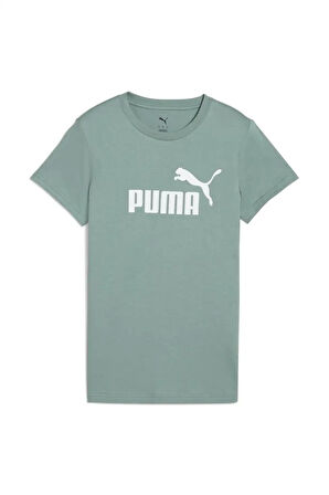 Kadın Ess No.1 Logo T-Shirt - Yeşil | M