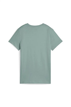 Kadın Ess No.1 Logo T-Shirt - Yeşil | M