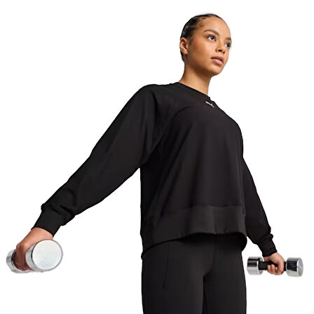 Cloudspun Fashion Midlayer Kadın Siyah Antrenman T-Shirt 52668801