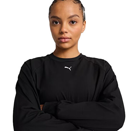 Cloudspun Fashion Midlayer Kadın Siyah Antrenman T-Shirt 52668801