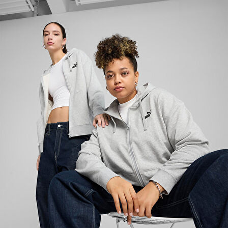 Puma Kadın Full Zip Hoodie Essentials Comfort