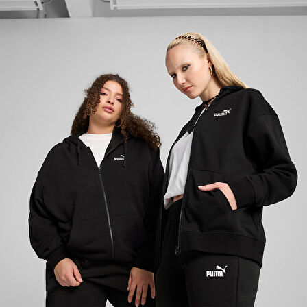 Puma Kadın Full Zip Hoodie Essentials Comfort