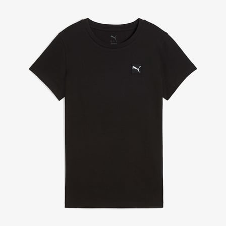Puma Ess Elevated Kadın Siyah T-Shirt