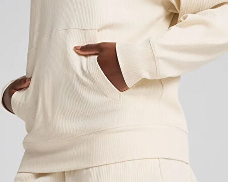 Puma Ess Elevated Comfort Hoodie Kadın Günlük Sweatshirts 68502387 Renkli