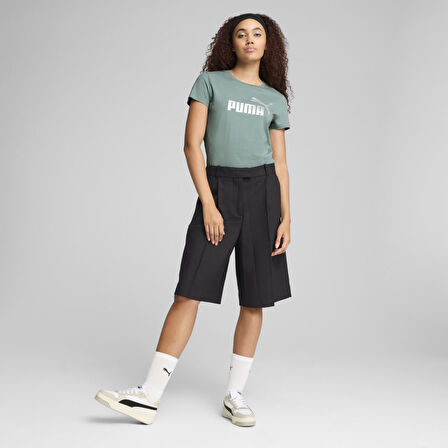 Puma Kadın Tişört Metallic No 1 Logo