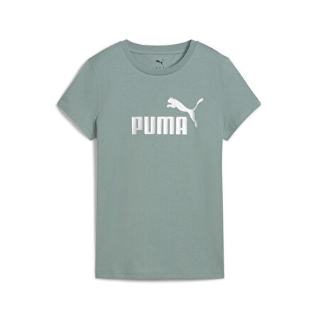Puma Kadın Tişört Metallic No 1 Logo