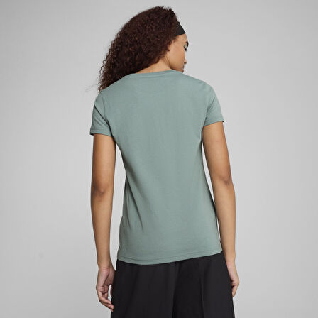 Puma Kadın Tişört Metallic No 1 Logo