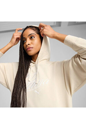 ESS SCRIPT Comfort Kadın Kapüşonlu SWEATSHIRT