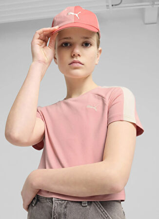 Puma Pembe Kız Çocuk Şapka 02612402-ESSENTIALS Dad Cap Jr Peac