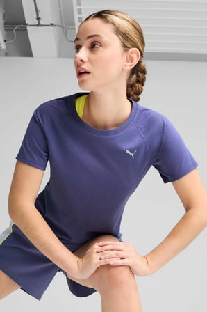 RUN  VELOCITY TEE TRI-BLEND
